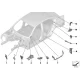 Genuine BMW Shaped part support, left (41007481829)