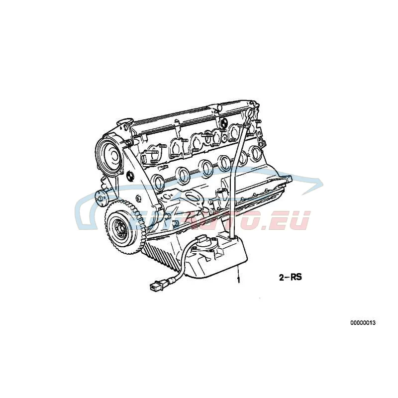 Genuine BMW Exchange short engine (11001730889)