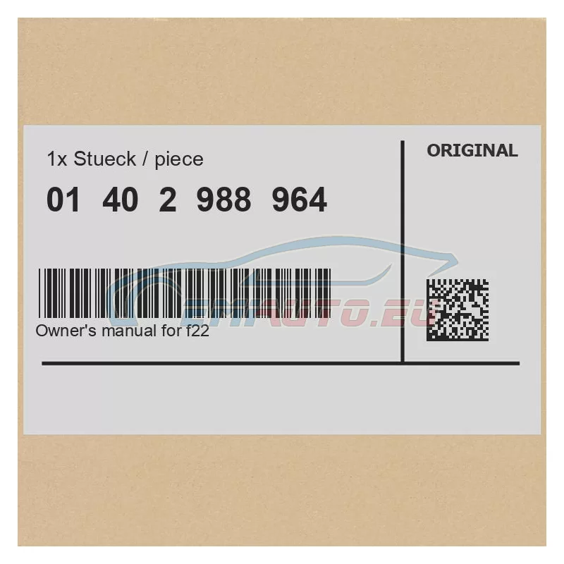 Genuine BMW 01402988964