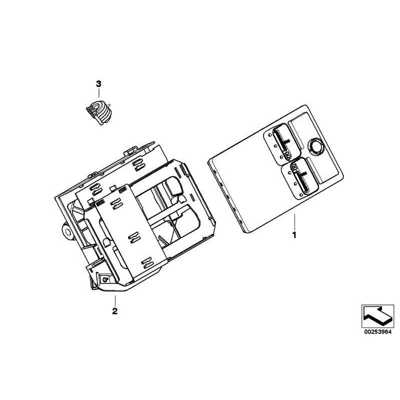 Genuine BMW Central chassis electronics (61358555340)