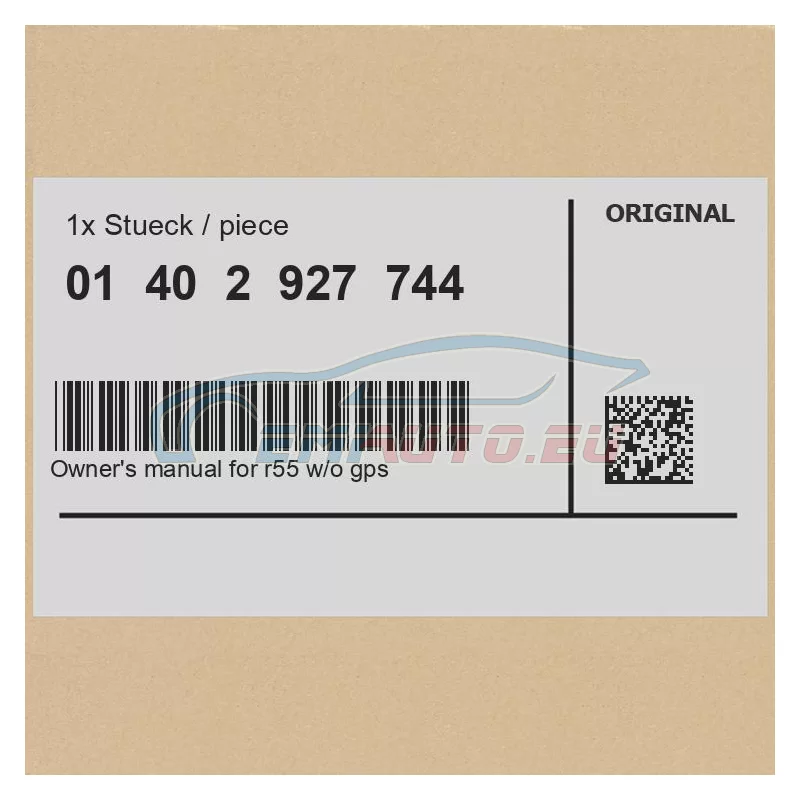 Genuine BMW 01402927744
