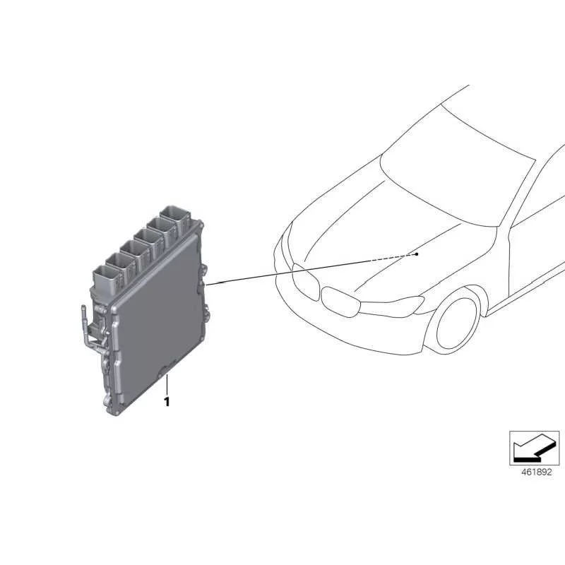 Original BMW Grundsteuergerät DME (12148678936)