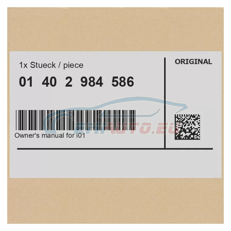 Genuine BMW 01402984586