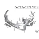 Genuine BMW Insert, bumper front left (51117421853)
