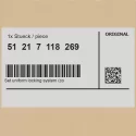 Genuine BMW 51217118269 - Set uniform locking system (code)