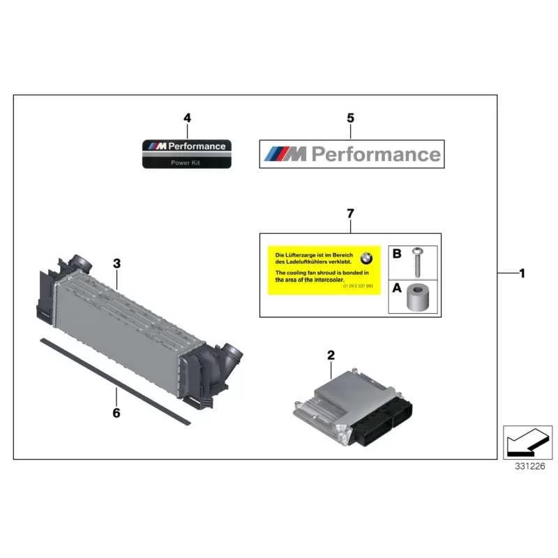 Genuine BMW Basic control unit DDE M Performance (13618588639)
