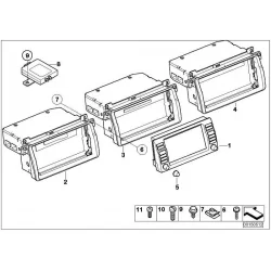 Genuine BMW Housing with cassette deck (65526923875)