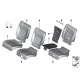 Original BMW Bezug Basis Lehne Leder rechts (52207354970)
