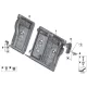 Genuine BMW Frame, backrest left (52207260004)