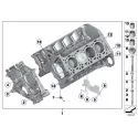 Genuine BMW Engine block with piston (11112351268)
