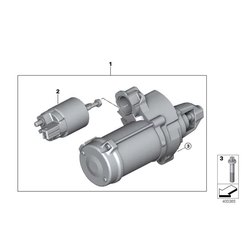 Genuine BMW Starter (12417612815)