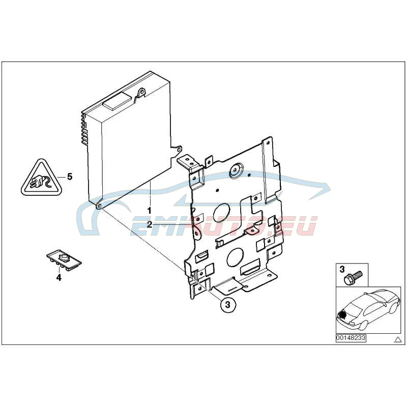 Genuine BMW AMPLIFIER HIFI SYSTEM (65128379376)
