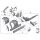 Genuine BMW Spring support right (41007329638)