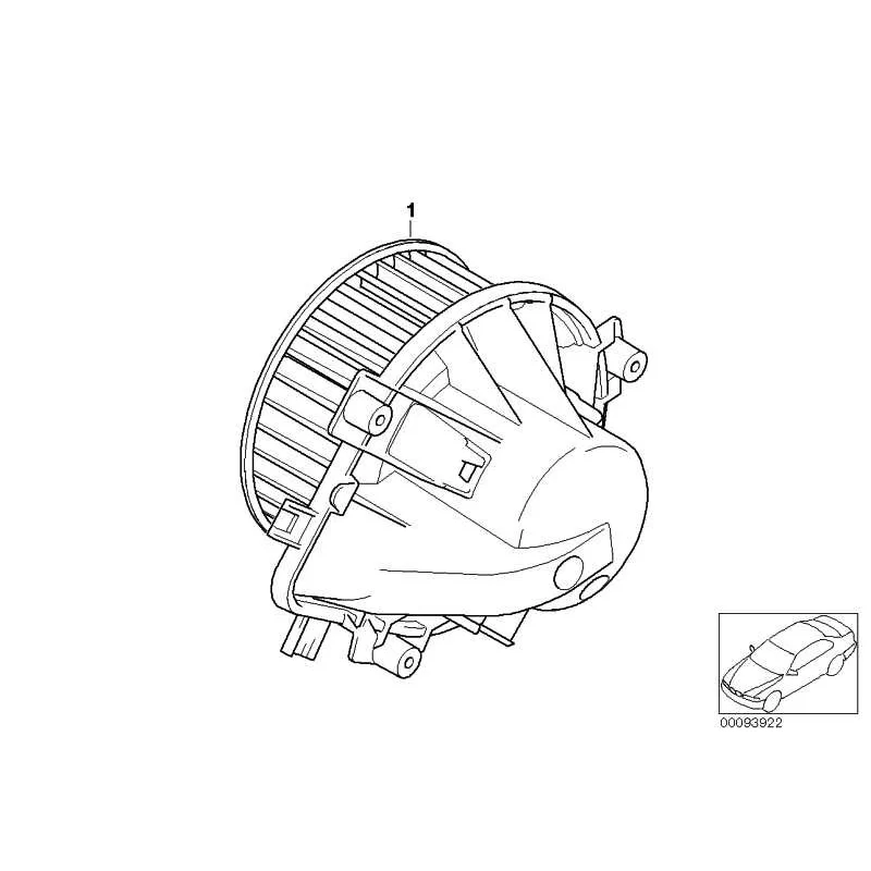 Genuine Mini Blower unit (67326915050)