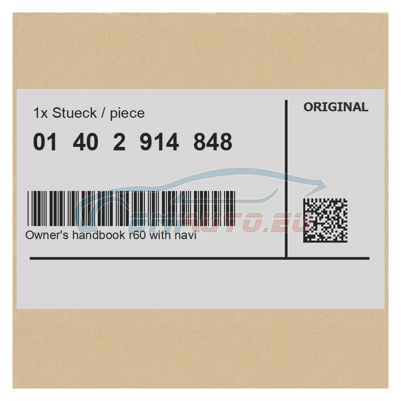 Genuine BMW 01402914848
