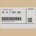 Genuine BMW Aggregate support bracket (41117267093)