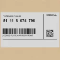 Genuine BMW 51118074796