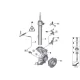 Original BMW Federbein vorn links (31316786387)