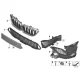 Genuine BMW Licence plate base (51138073514)