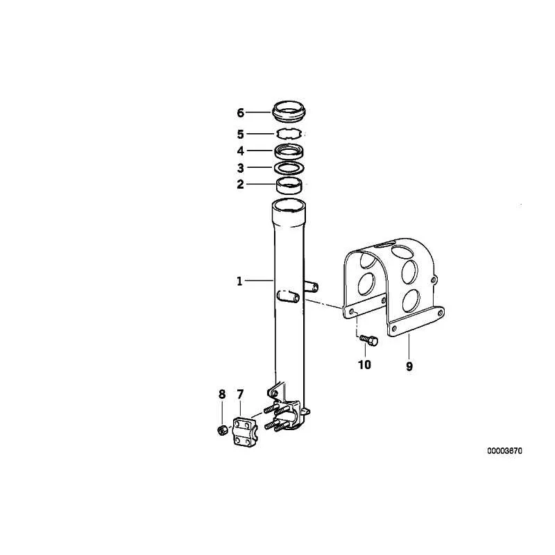 Genuine BMW Hex nut (31422345388)