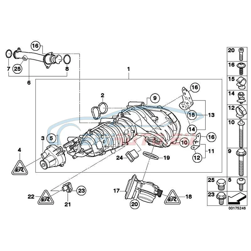 Genuine BMW Adjuster unit (11617811300)