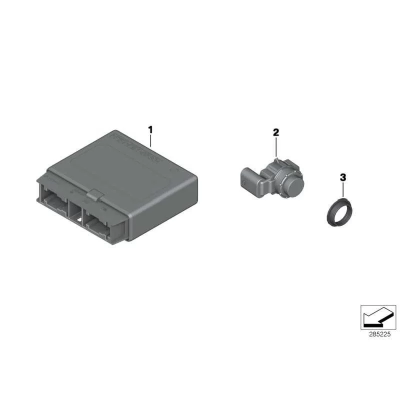 Original BMW Steuergerät Parkassistent (66336875702)