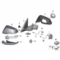 Genuine BMW Mirror electronics, left (67137478767)
