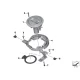 Original BMW Befestigungsring (16118546292)