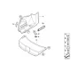 Genuine BMW Trunk lid trim panel (51497188773)