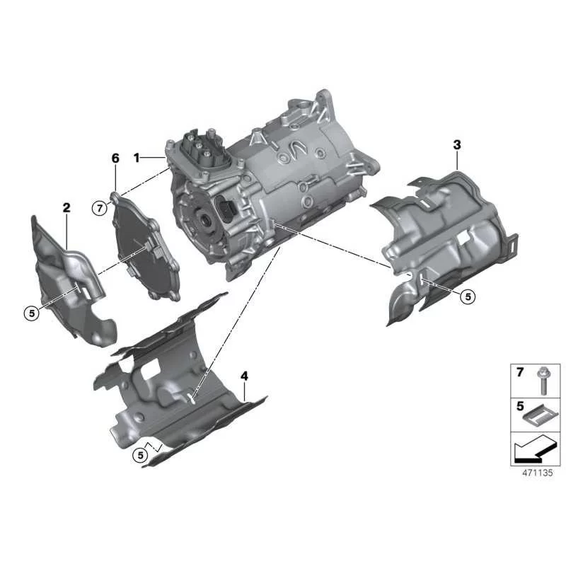 Genuine BMW Electrical machine (12357639219)