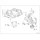 Genuine BMW Climate compressor supporting bracket (64521747258)