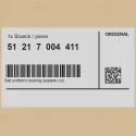 Genuine BMW 51217004411 - Set uniform locking system (code)