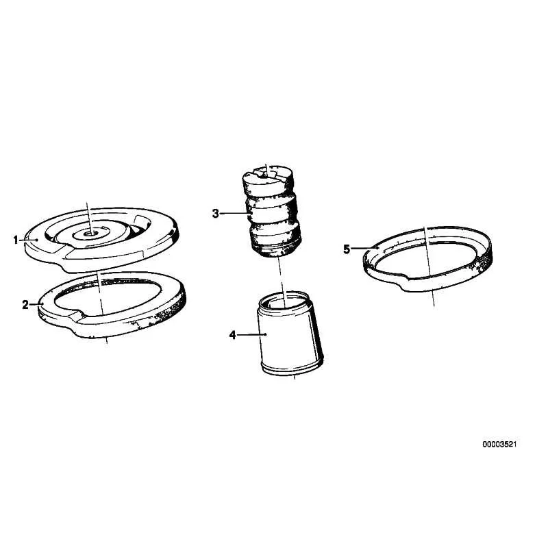 Original BMW Federunterlage (31331116042)