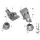 Genuine BMW Engine supporting bracket, left (22116788357)