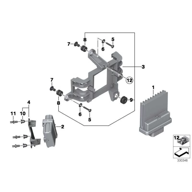 Genuine BMW Basic module (61358564560)