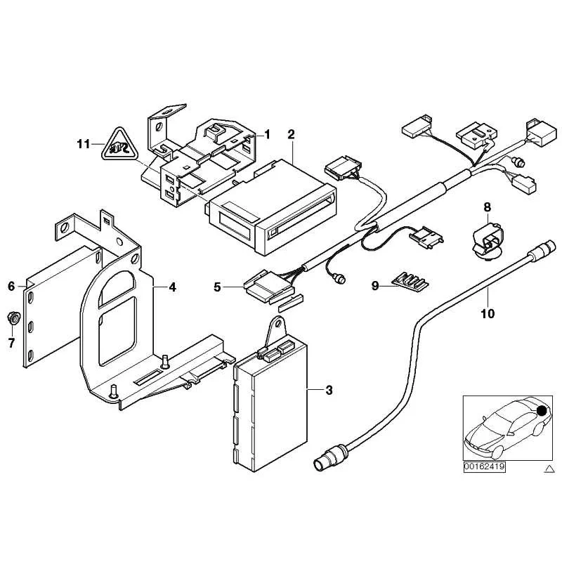 Оригинал BMW Оборотный компьютер сист. навиг.с CD-ROM (65908364421)