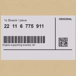 Genuine BMW Engine supporting bracket, left (22116775911)