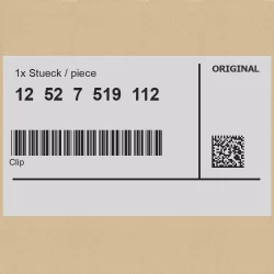 Genuine BMW 12527519112 - Clip