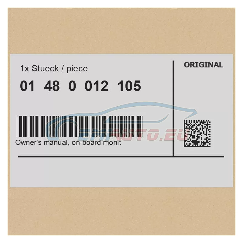 Genuine BMW 01480012105
