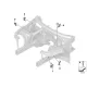 Genuine BMW Bracket, plug box (41007933244)