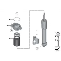 Original BMW Stossdämpfer hinten (33526784114)