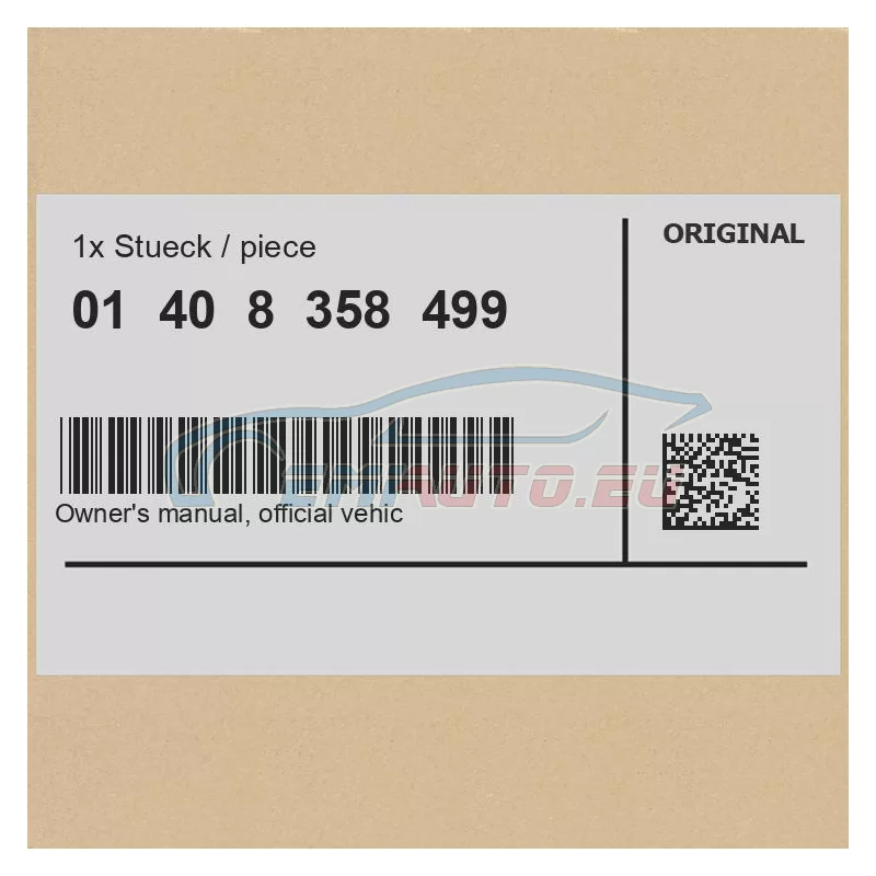 Genuine BMW 01408358499