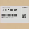 Genuine BMW 12517528597 - Engine wiring harness, engine module