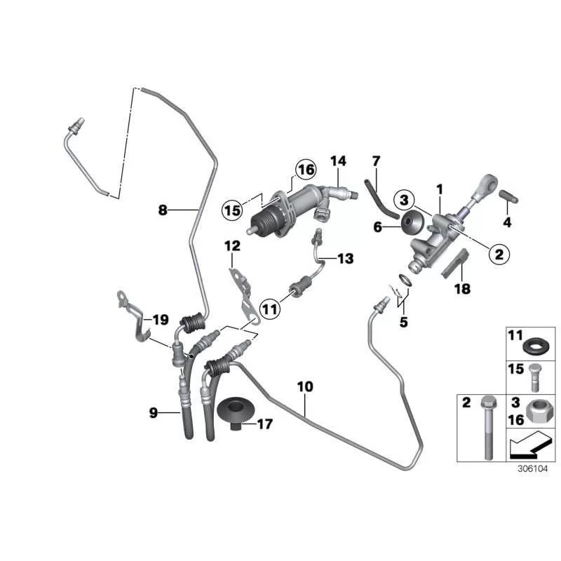 Original BMW Rohrleitung (21526864481)