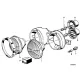 Genuine BMW Low beam insert (63121356415)