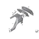 Genuine BMW Tail trim (41007467366)