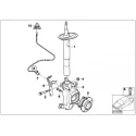 Original BMW Federbein vorn links (31306769009)