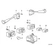 Original BMW Schalter Licht (61311375863)