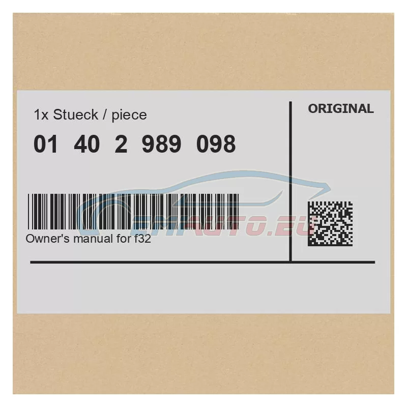 Genuine BMW 01402989098