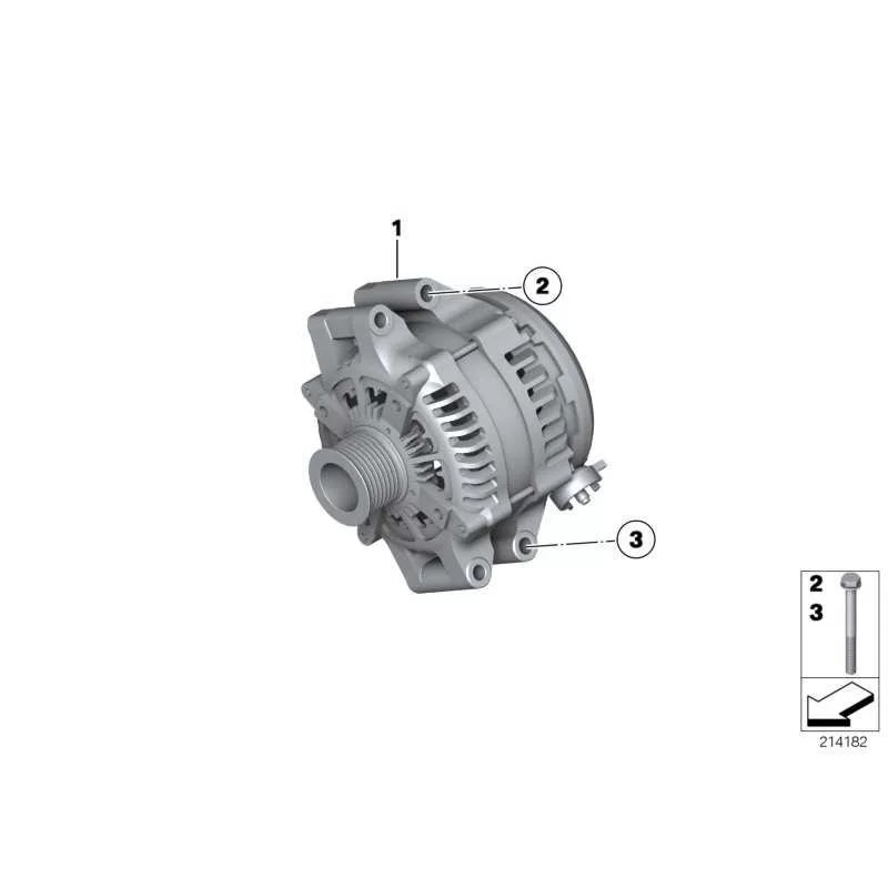Genuine BMW EXCH generator (12317591533)